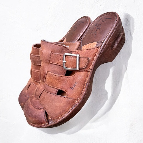 SOLD Vintage B.O.C. Mules - Picture 1 of 5